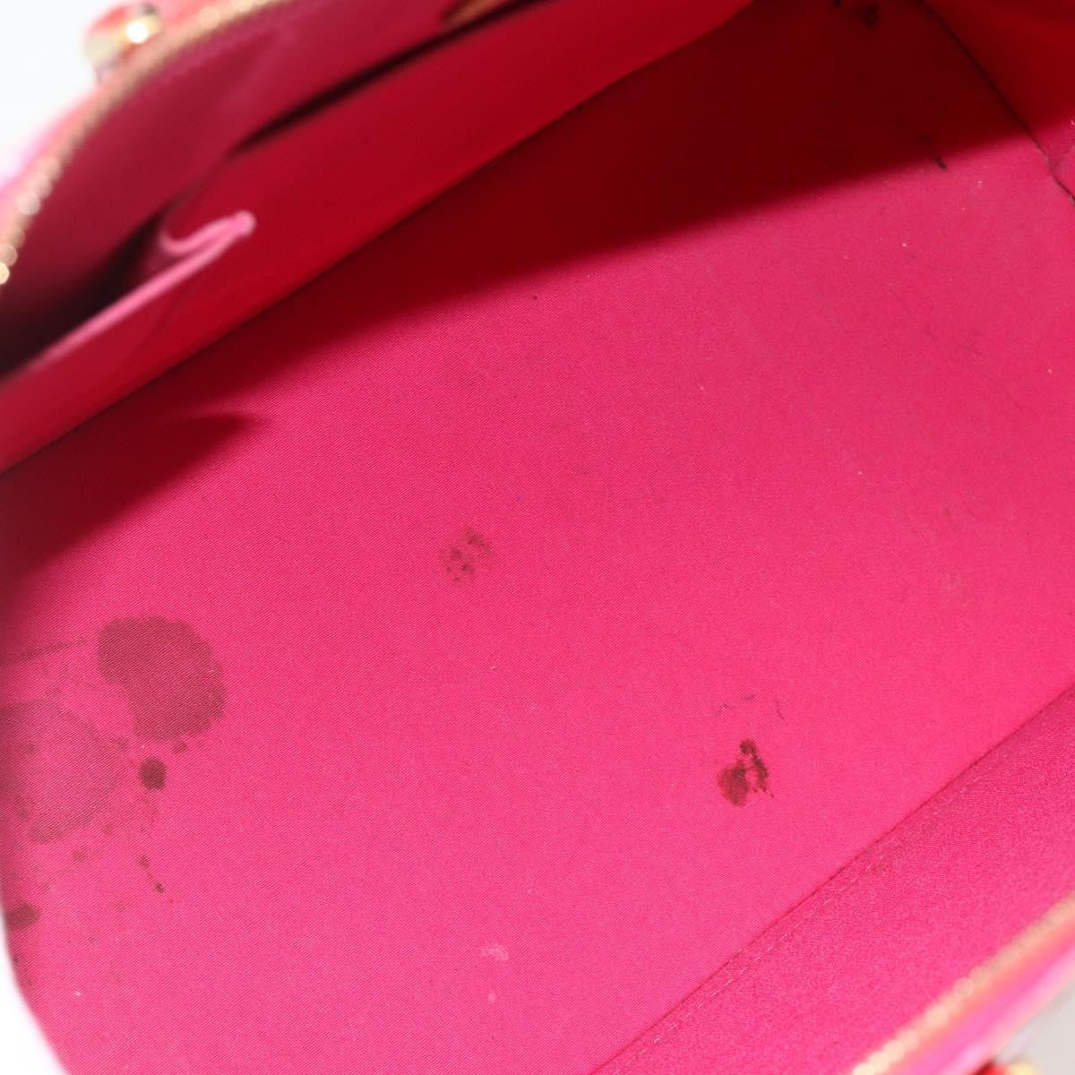 Louis Vuitton Alma Handbag Monogram Vernis Red Patent_Leather Handbag ( )
