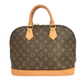 Louis Vuitton Alma Handbag Monogram Canvas Brown Canvas Handbag ( )