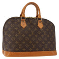 Louis Vuitton Vintage Alma Handbag Monogram Canvas Brown Canvas Handbag (Authentic  )