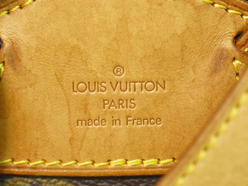 Louis Vuitton Vintage Montsouris Backpack Monogram Canvas Brown Canvas Backpack Bag (Authentic  )