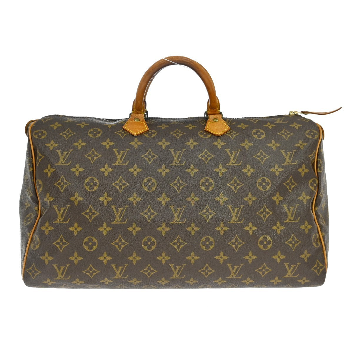 Louis Vuitton Speedy Handbag Monogram Canvas Brown Canvas Handbag ( )