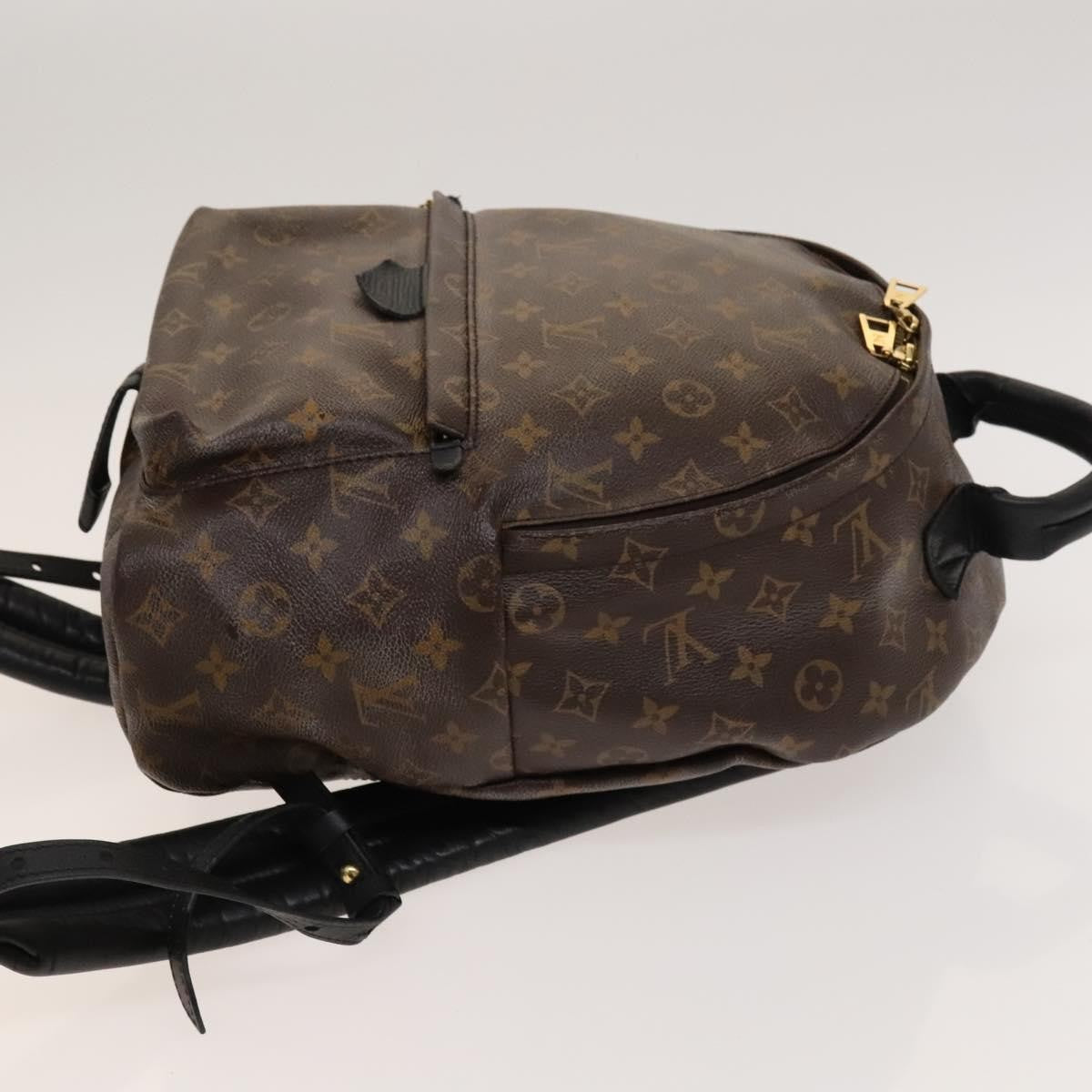 Louis Vuitton Palm Springs Backpack Monogram Canvas Brown Canvas Backpack Bag (Authentic  )