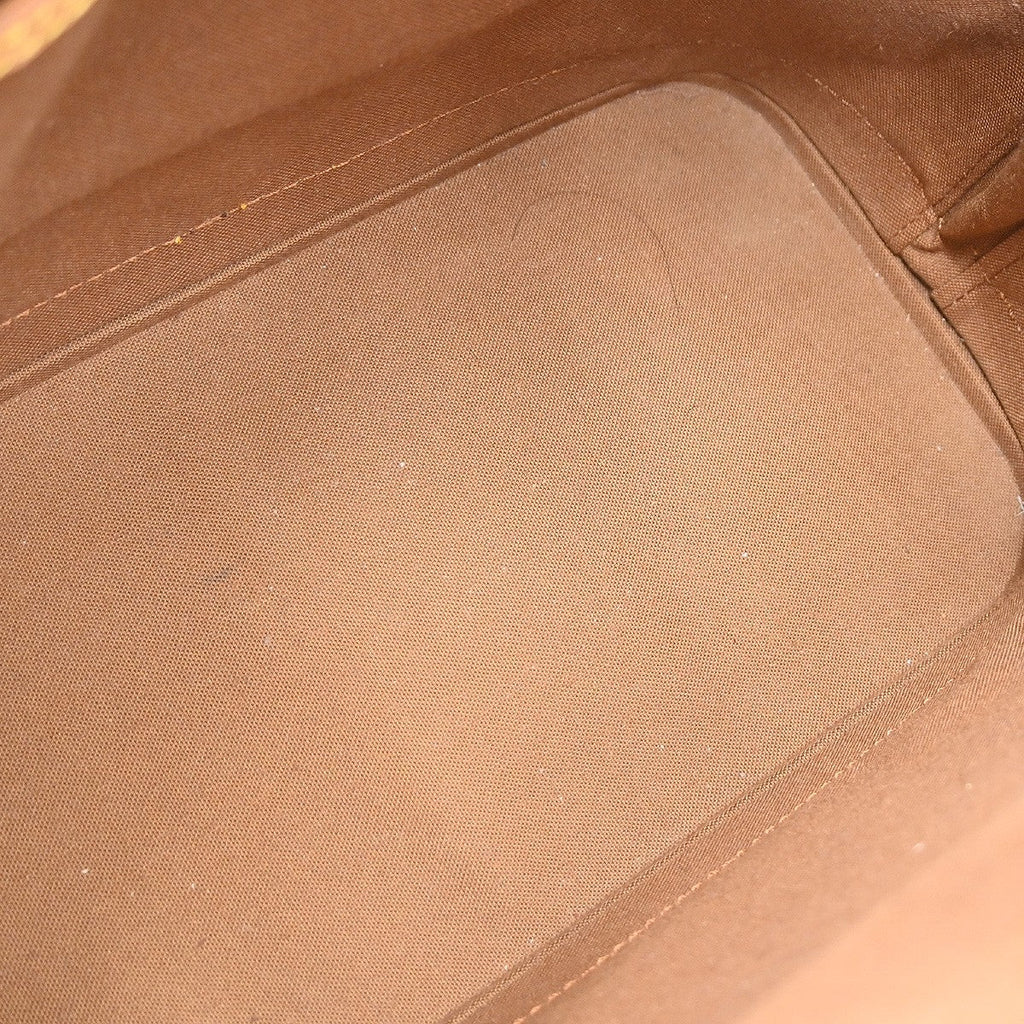 Louis Vuitton Alma Handbag Monogram Canvas Brown Canvas Handbag ( )