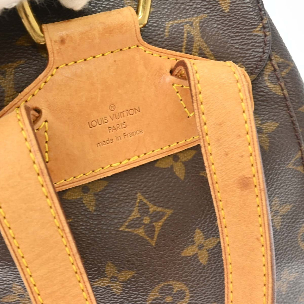 Louis Vuitton Montsouris Backpack Monogram Canvas Brown Canvas Backpack Bag ( )