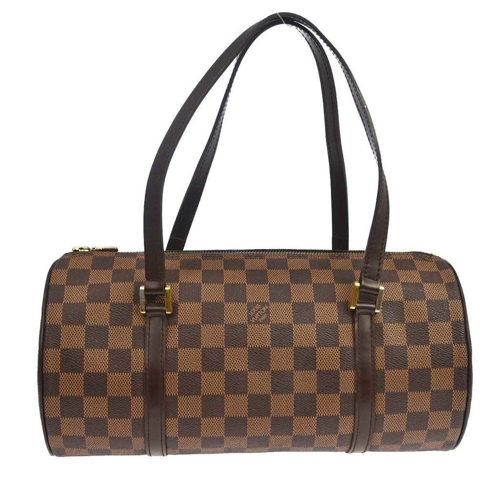 Louis Vuitton Papillon Handbag Damier Brown Canvas Handbag ( )
