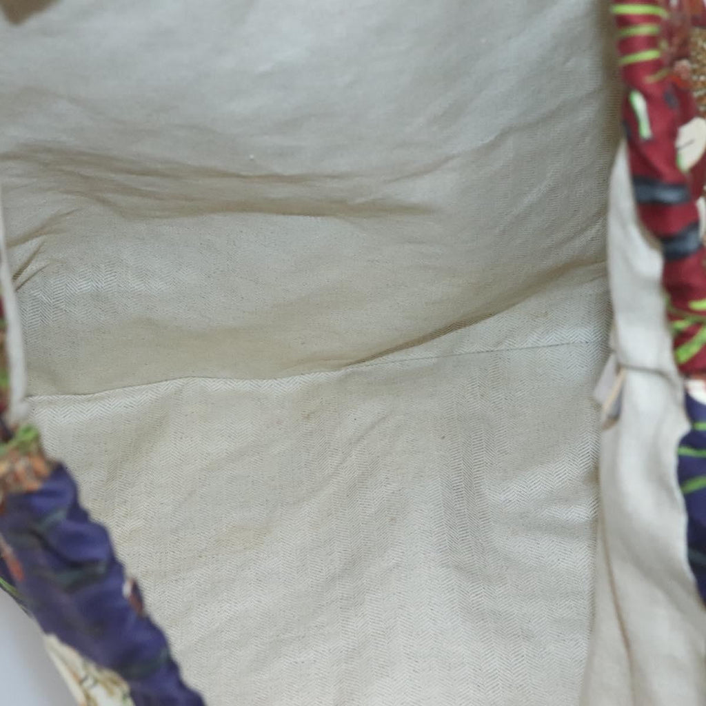 Loewe Paula Drawstring Pouch Printed Canvas Multicolour Canvas Handbag (Authentic  )