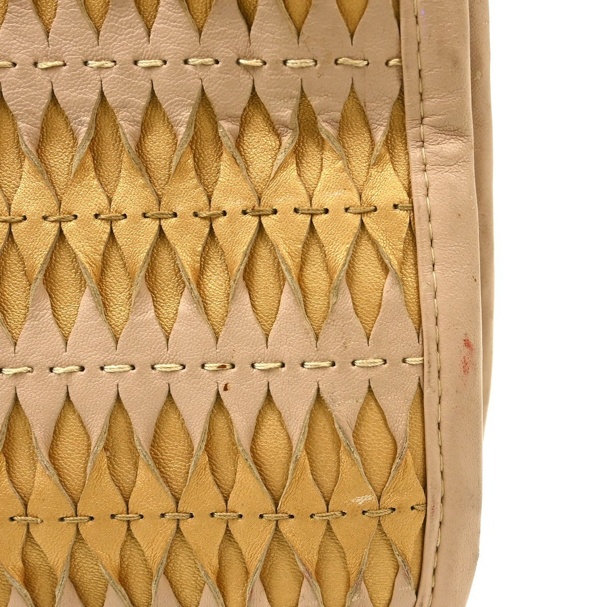 Christian Dior Diorita Tote Leather Beige Leather Handbag ( )