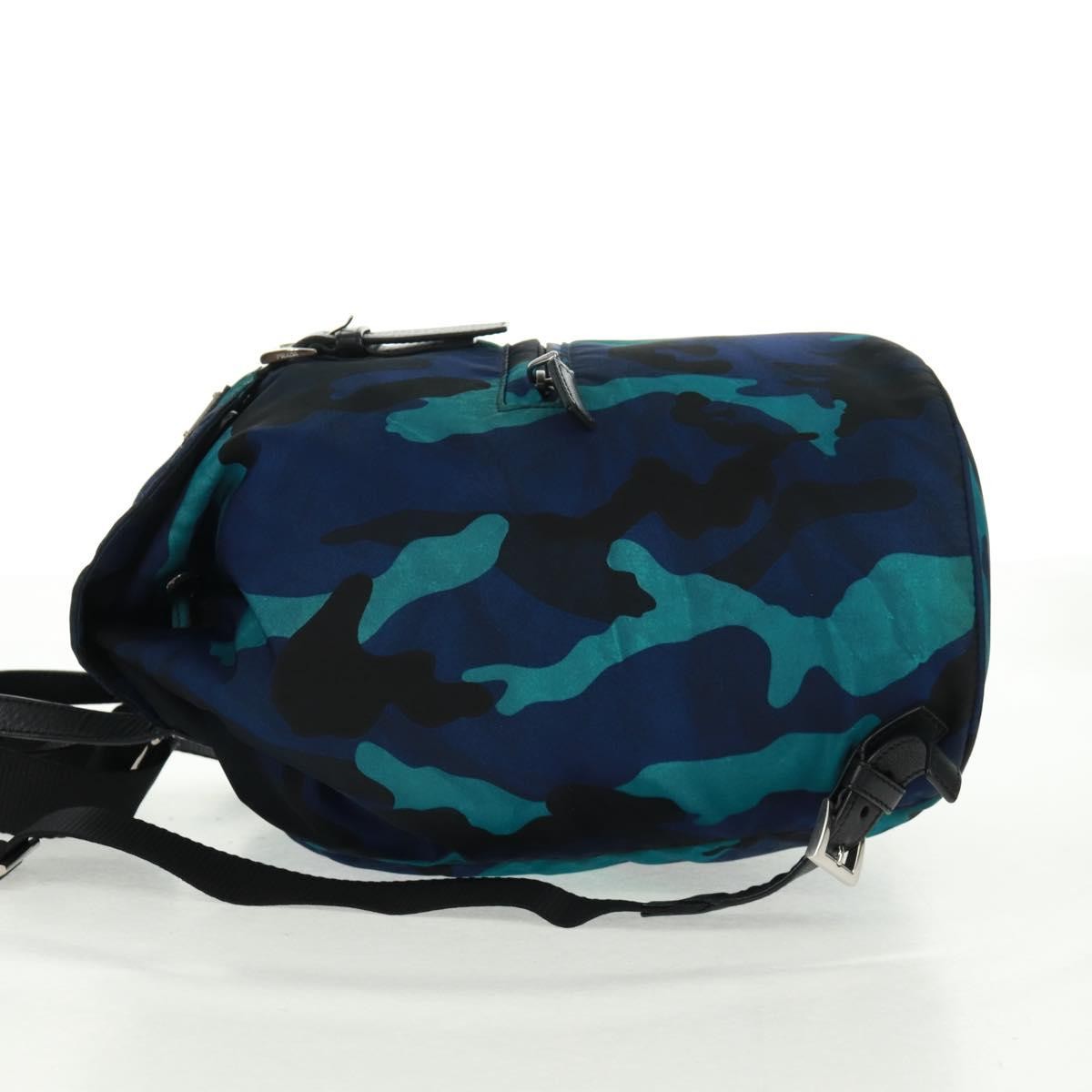 Prada Camouflage Backpack Tessuto Multicolour Nylon Backpack Bag (Authentic  )