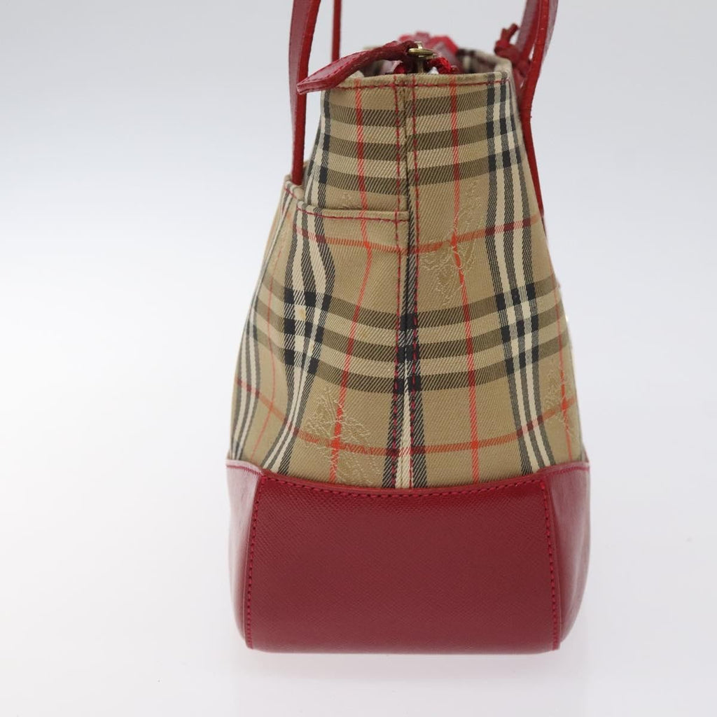 Burberry Nova Check Handbag Nova Check Canvas And Leather Beige Canvas Handbag (Authentic  )