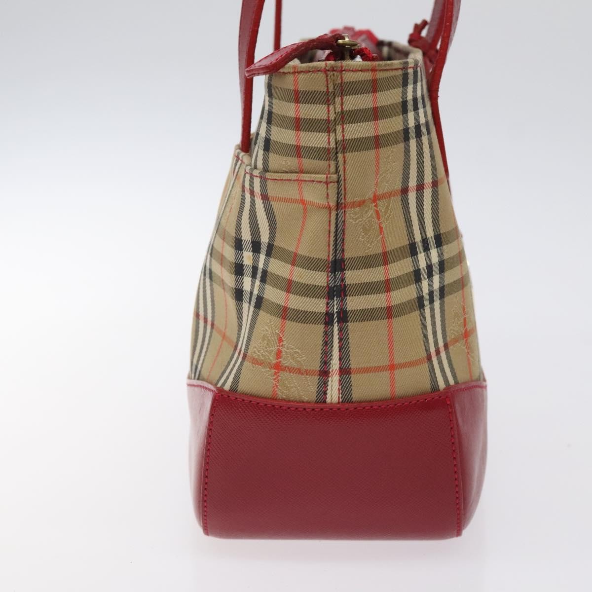 Burberry Nova Check Handbag Nova Check Canvas And Leather Beige Canvas Handbag (Authentic  )
