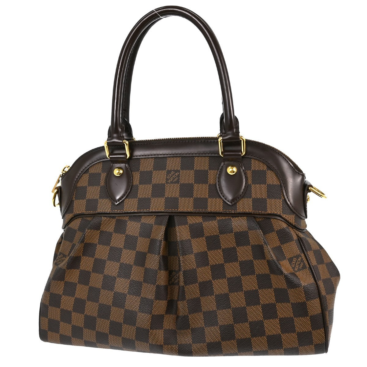 Louis Vuitton Trevi Handbag Damier Brown Canvas Handbag ( )