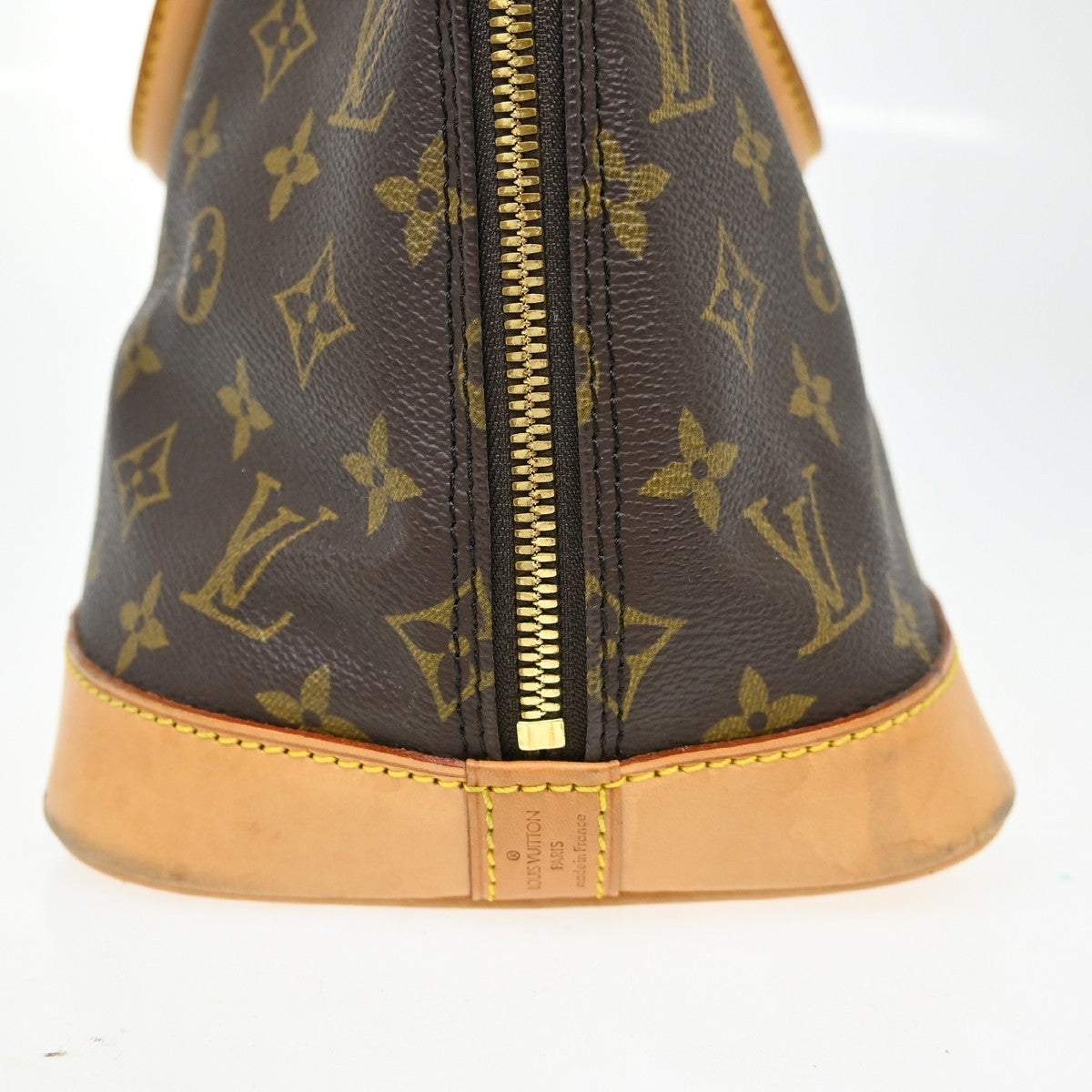 Louis Vuitton Alma Handbag Monogram Canvas Brown Canvas Handbag ( )