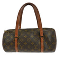 Louis Vuitton Papillon Handbag Monogram Canvas Brown Canvas Handbag ( )