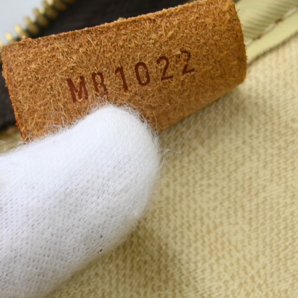 Louis Vuitton Deauville Handbag Monogram Canvas Brown Canvas Handbag ( )