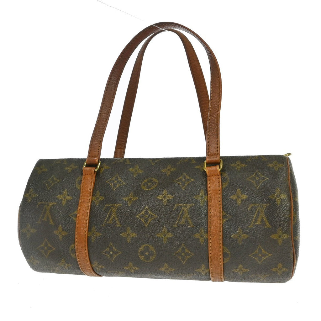 Louis Vuitton Papillon Handbag Monogram Canvas Brown Canvas Handbag ( )