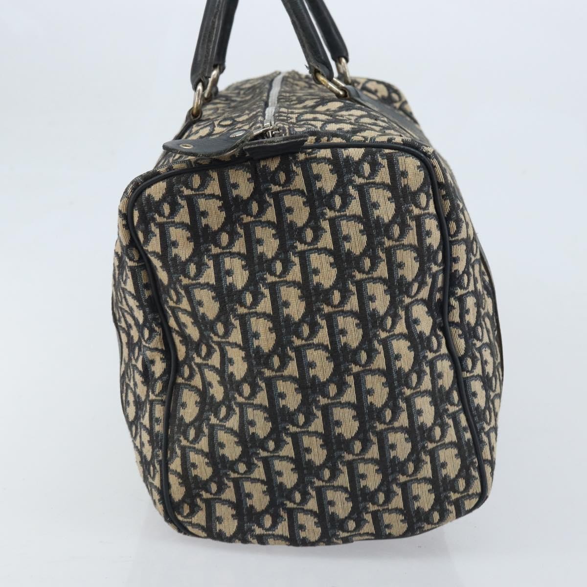 Christian Dior Vintage Trotter Handbag Canvas Navy Canvas Handbag ( )