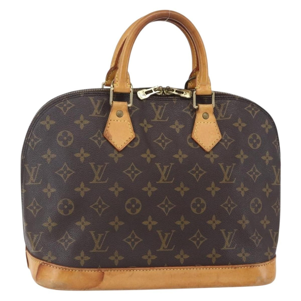 Louis Vuitton Alma Handbag Monogram Canvas Brown Canvas Handbag ( )