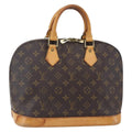 Louis Vuitton Alma Handbag Monogram Canvas Brown Canvas Handbag ( )