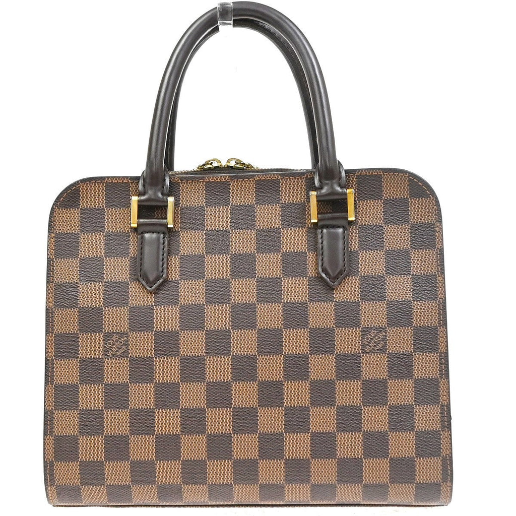 Louis Vuitton Triana Bag Damier Brown Leather Handbag ( )