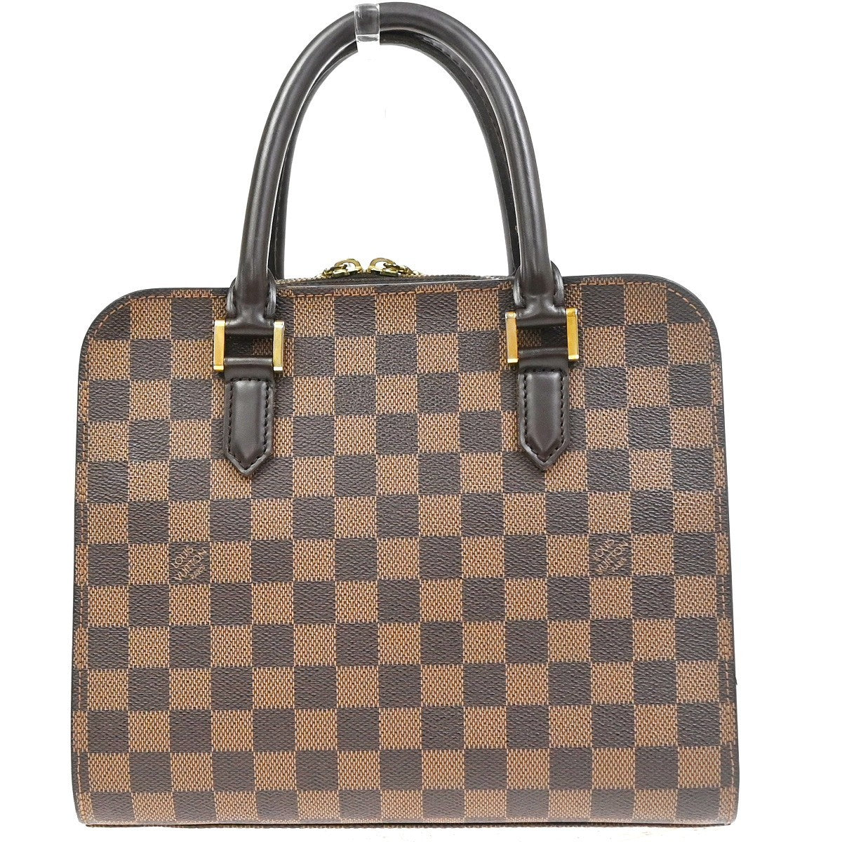 Louis Vuitton Triana Bag Damier Brown Leather Handbag ( )