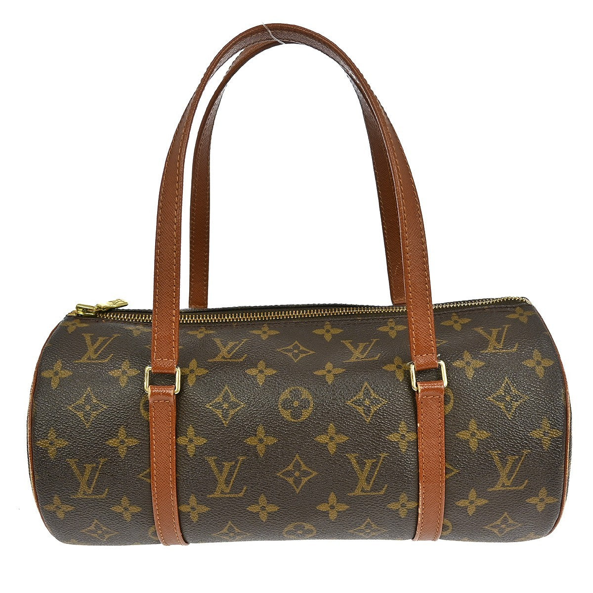 Louis Vuitton Papillon Handbag Monogram Canvas Brown Canvas Handbag ( )