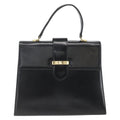 Valentino Garavani Vintage Handbag Leather Black Leather Handbag (Authentic  )