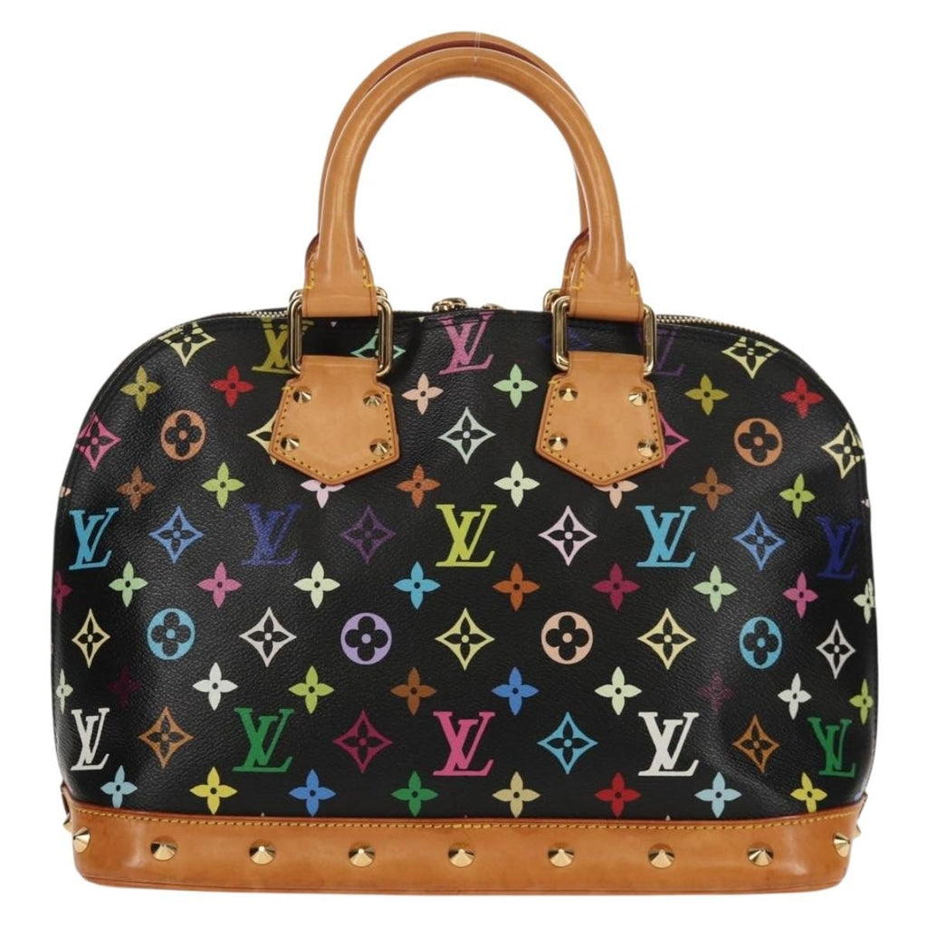 Louis Vuitton Alma Handbag Monogram Multicolor Multicolour Canvas Handbag (Authentic  )