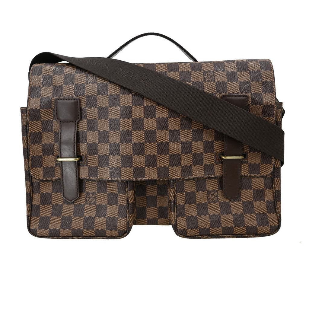 Louis Vuitton Broadway Bag Damier Brown Canvas Briefcase Bag (Authentic  )