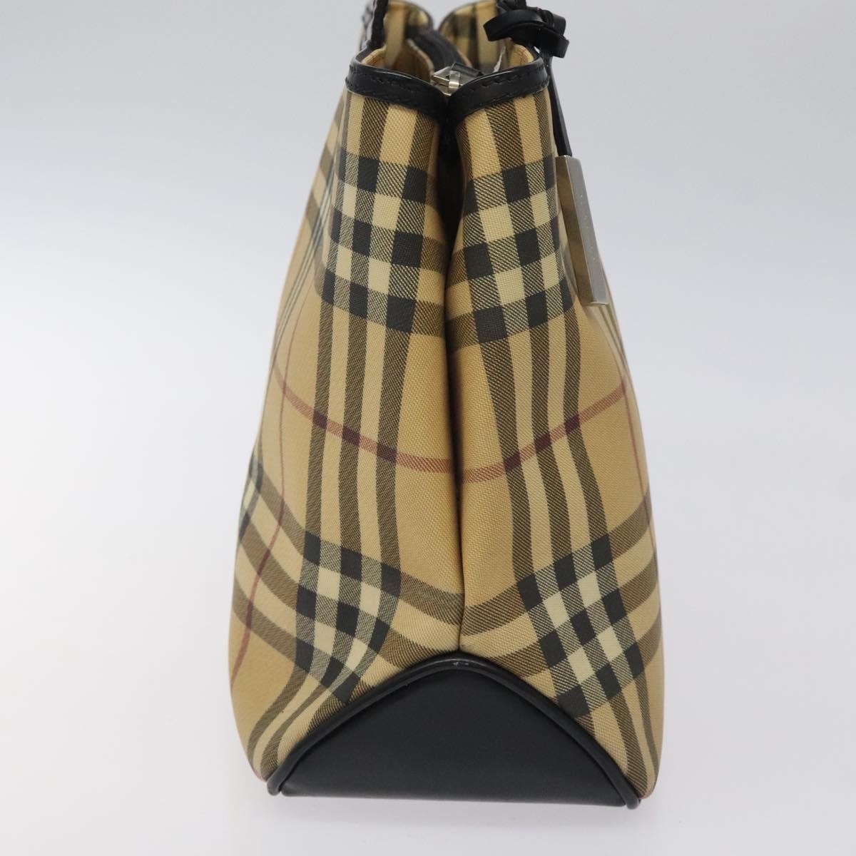 Burberry Nova Check Handbag Nova Check Canvas And Leather Beige Canvas Handbag (Authentic  )