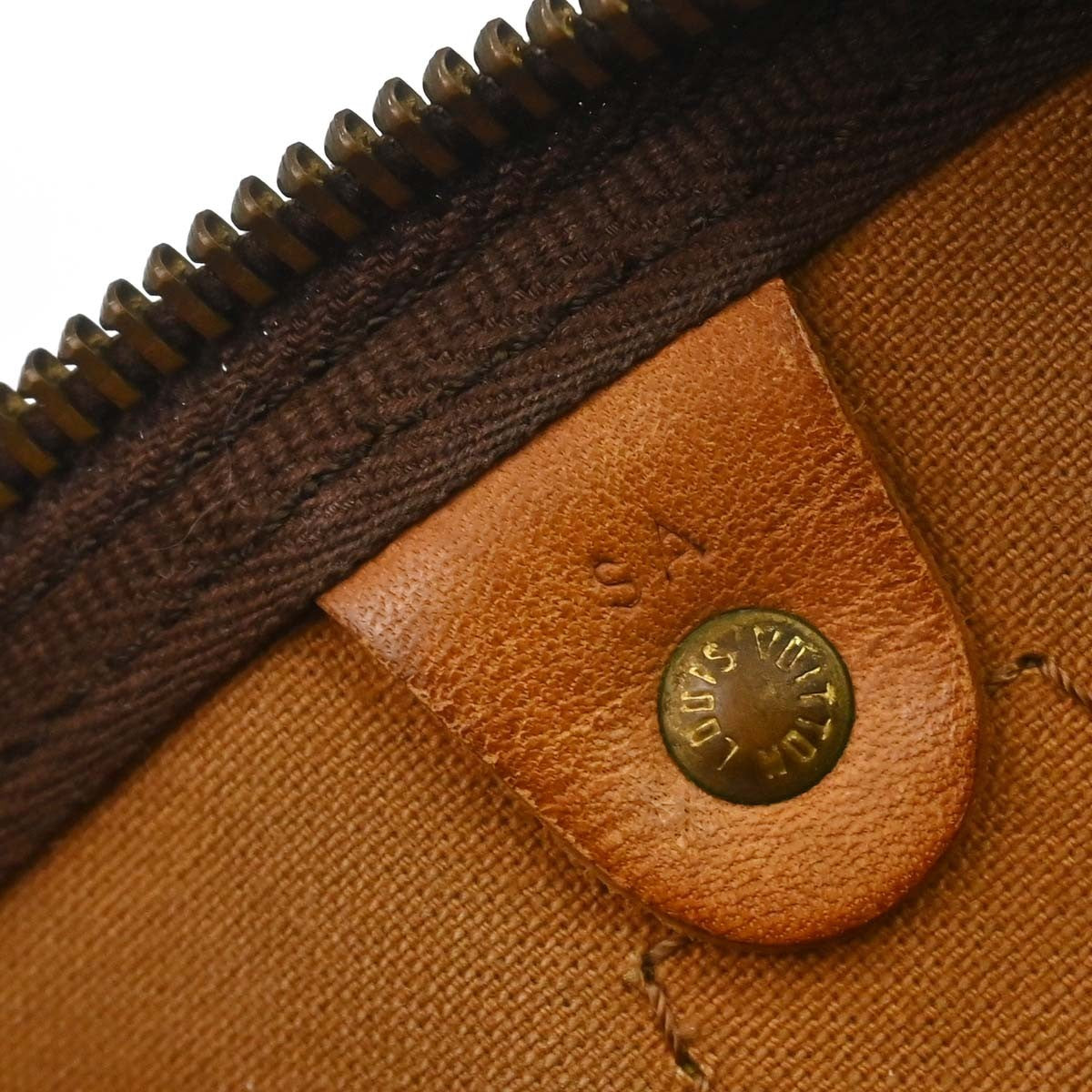 Louis Vuitton Speedy Handbag Monogram Canvas Brown Canvas Handbag ( )