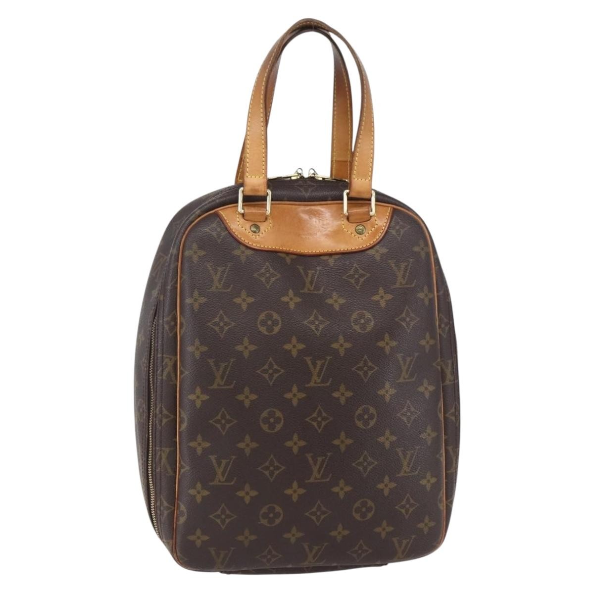 Louis Vuitton Excursion Handbag Monogram Canvas Brown Canvas Handbag (Authentic  )