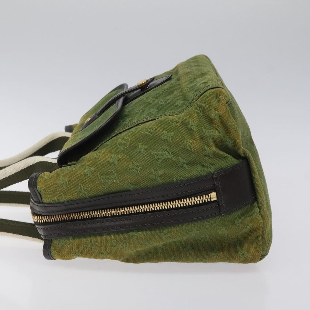 Louis Vuitton Sac Mary Kate Handbag Mini Lin Khaki Canvas Handbag ( )