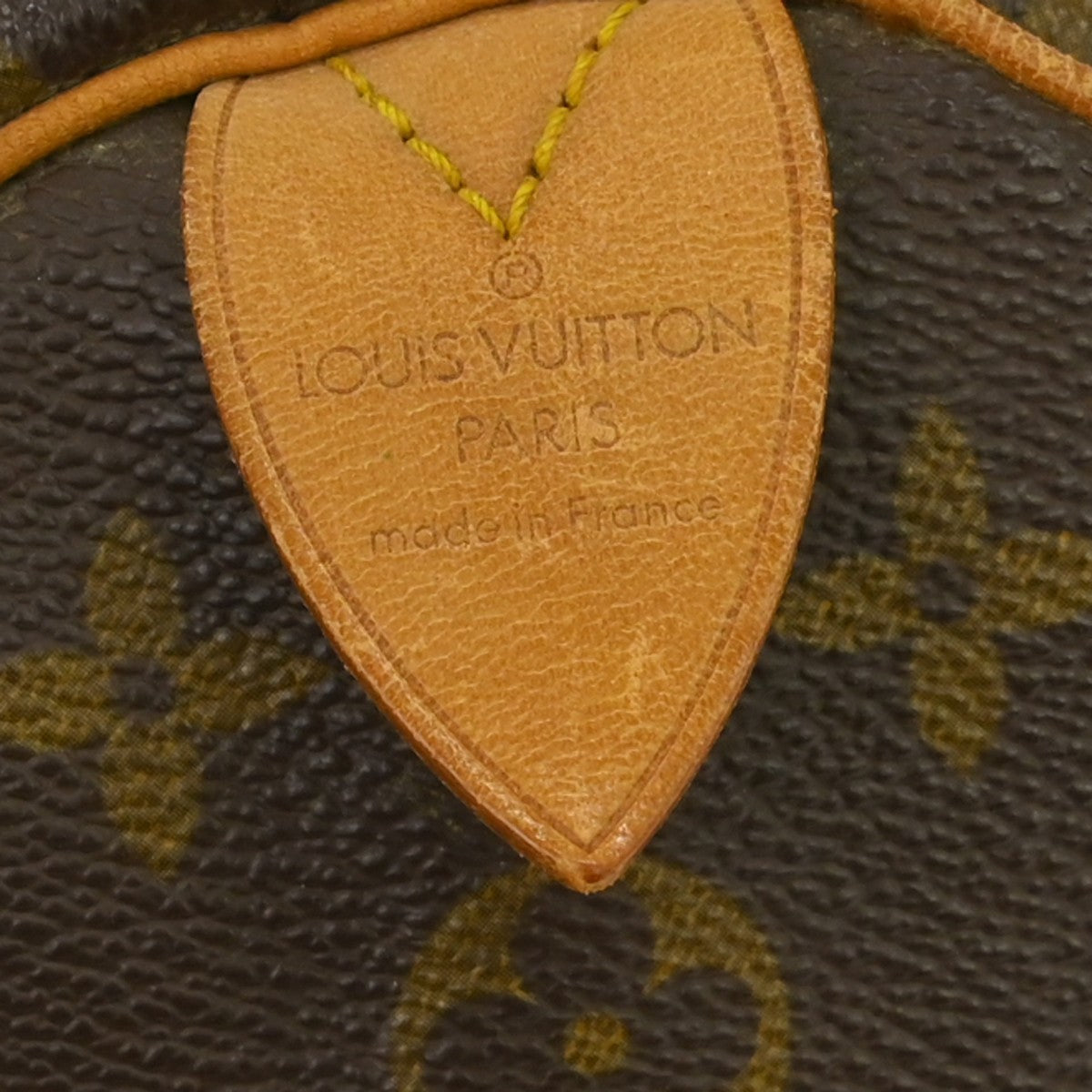 Louis Vuitton Speedy Handbag Monogram Canvas Brown Canvas Handbag ( )