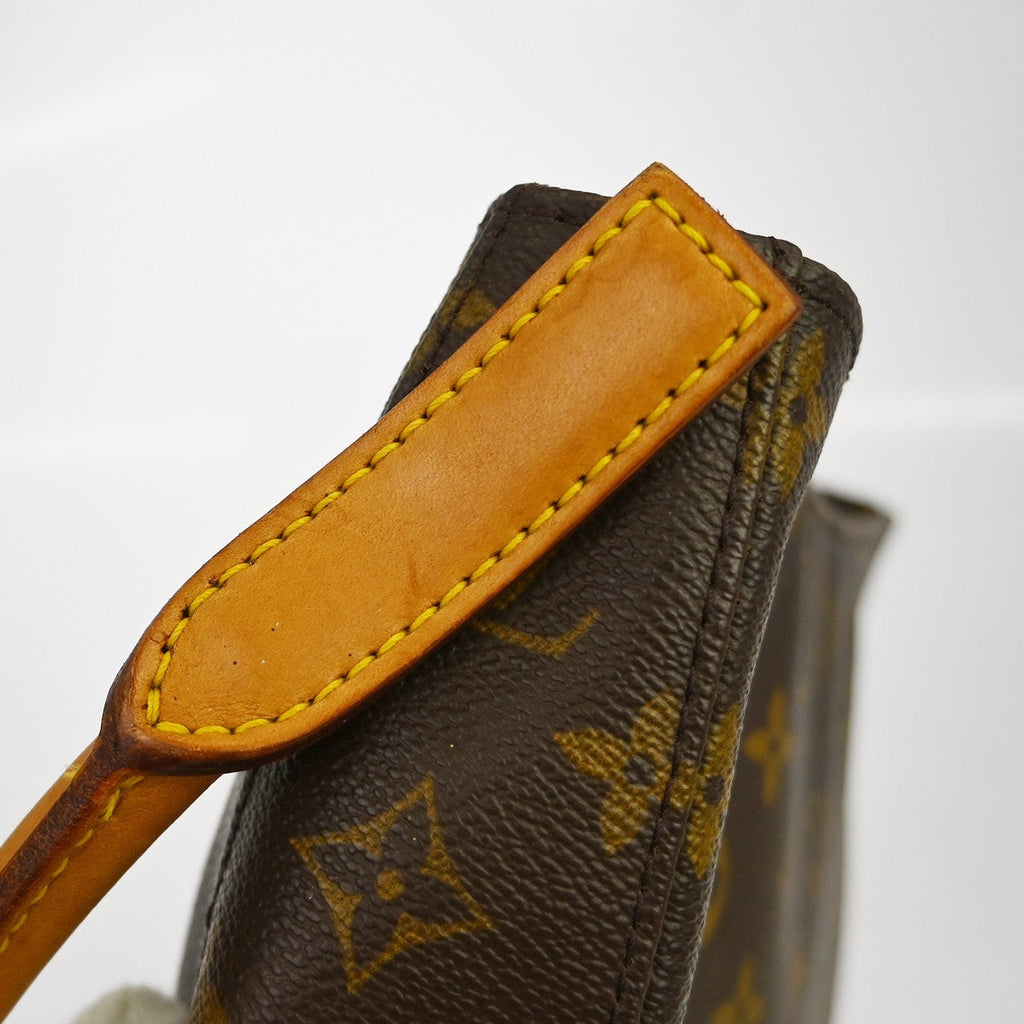 Louis Vuitton Monogram Looping Handbag Monogram Canvas Brown Canvas Handbag (Authentic  )