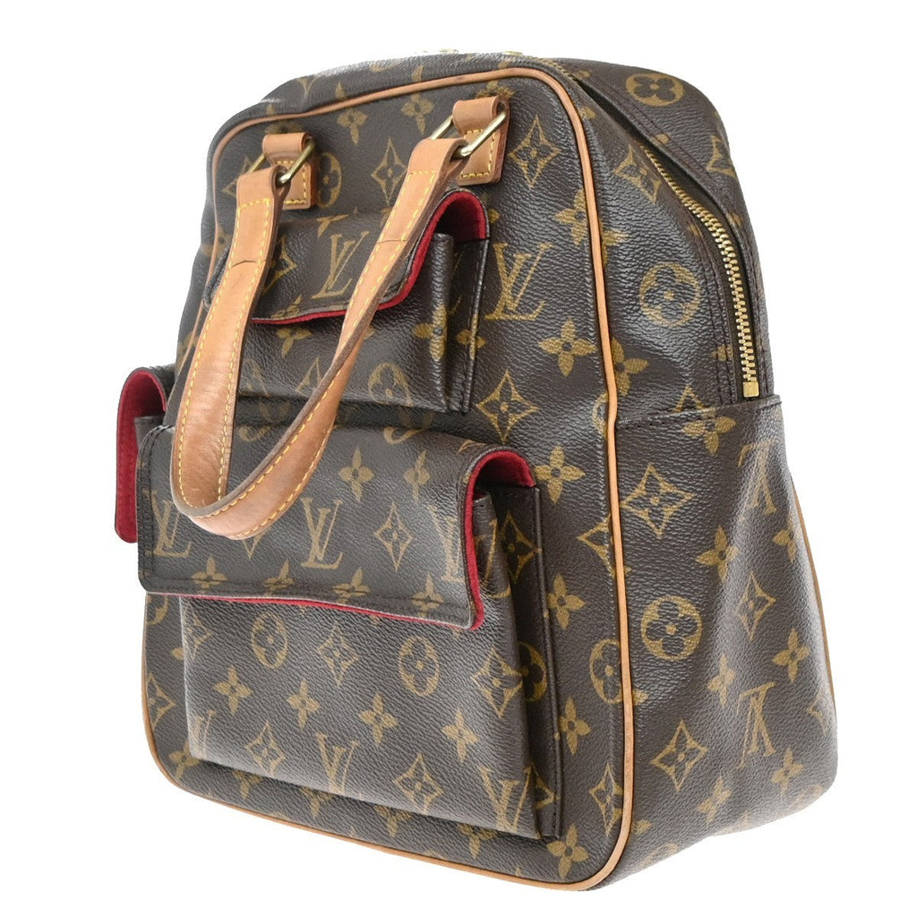 Louis Vuitton Excentri-Cite Handbag Monogram Canvas Brown Canvas Handbag (Authentic  )