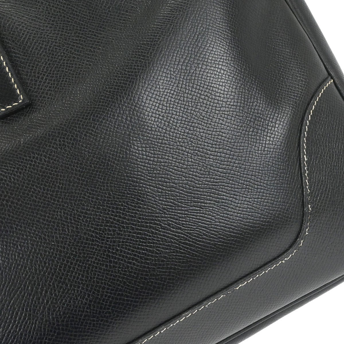 Hermes Hermes Shoulder Bag Leather Black Leather Handbag ( )