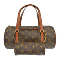 Louis Vuitton Papillon Handbag Monogram Canvas Brown Canvas Handbag ( )