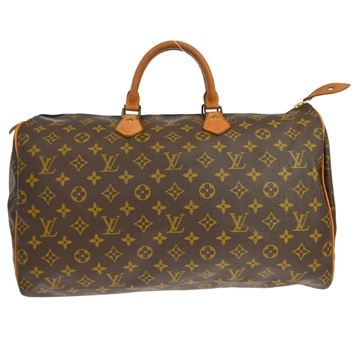 Louis Vuitton Speedy Handbag Monogram Canvas Brown Canvas Handbag ( )