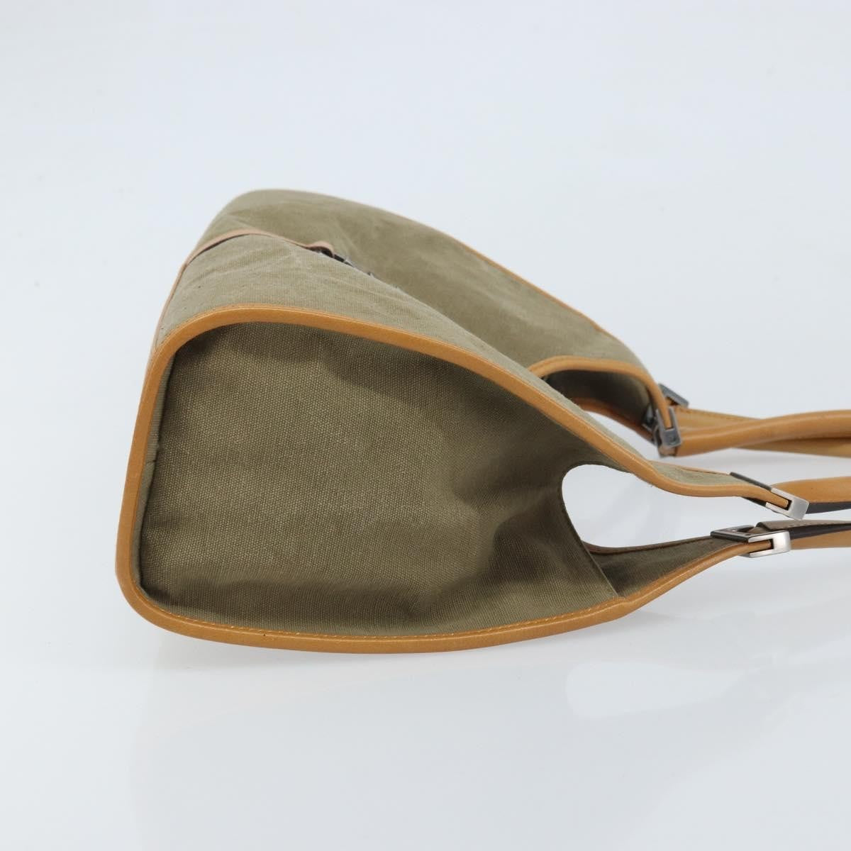 Gucci Vintage Jackie Handbag Canvas Beige Canvas Handbag ( )
