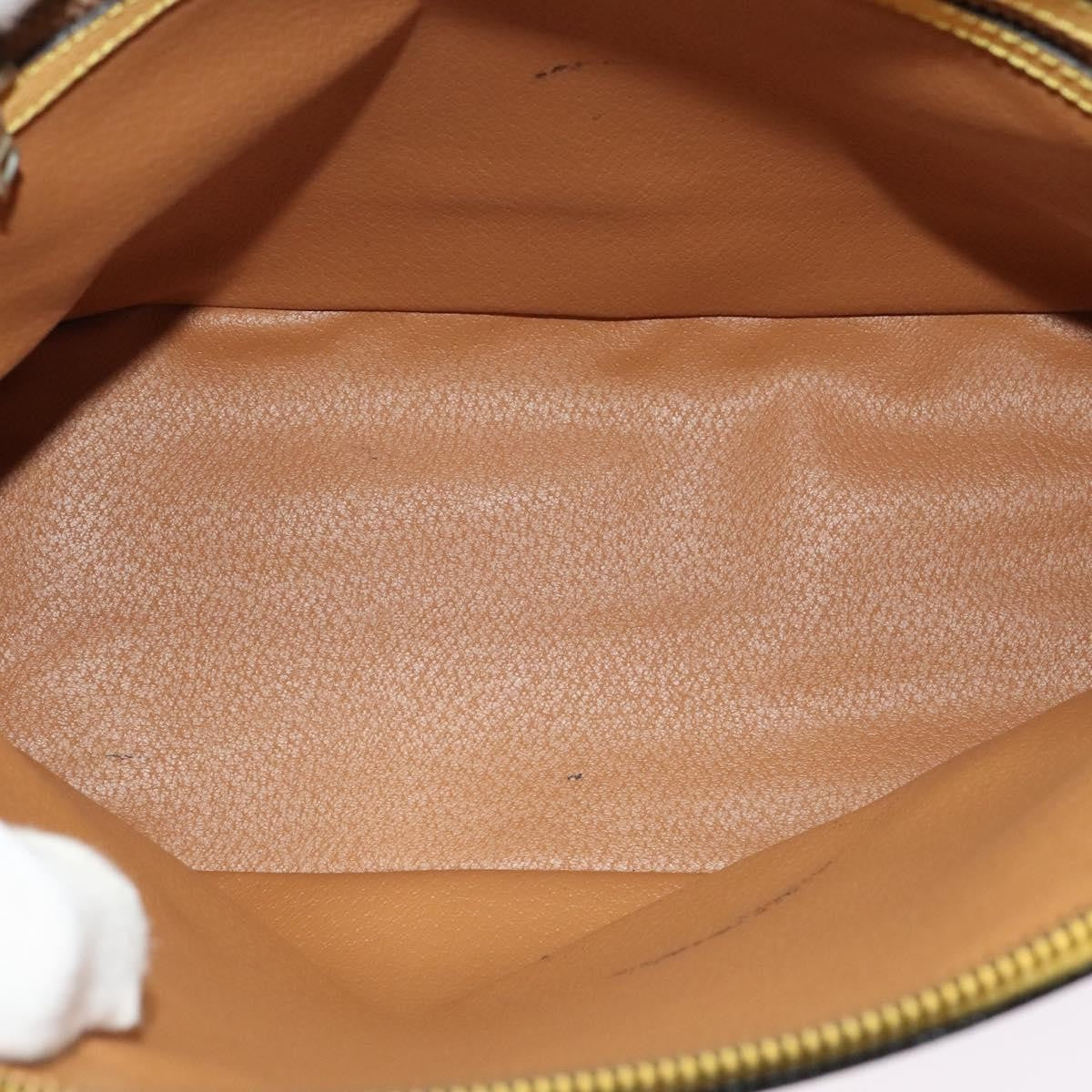 Celine Handbag Leather Yellow Leather Handbag (Authentic  )