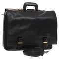 Loewe Anagram Business Leather Black Leather Briefcase Bag (Authentic  )