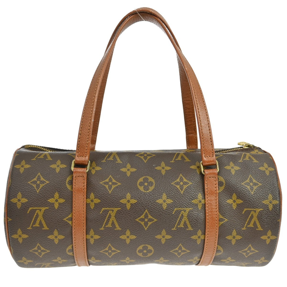 Louis Vuitton Papillon Handbag Monogram Canvas Brown Canvas Handbag ( )