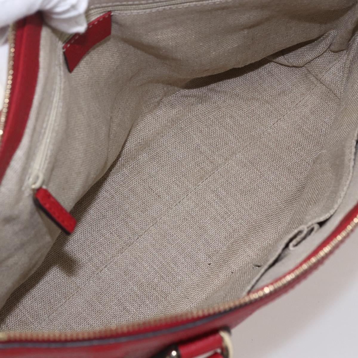 Gucci Vintage Soho Convertible Satchel Leather Red Leather Handbag (Authentic  )
