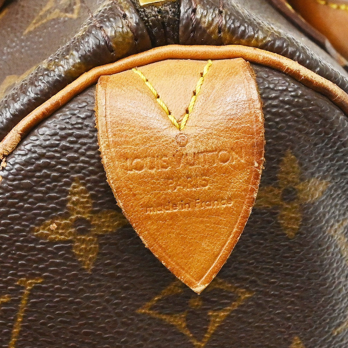 Louis Vuitton Speedy Handbag Monogram Canvas Brown Canvas Handbag ( )