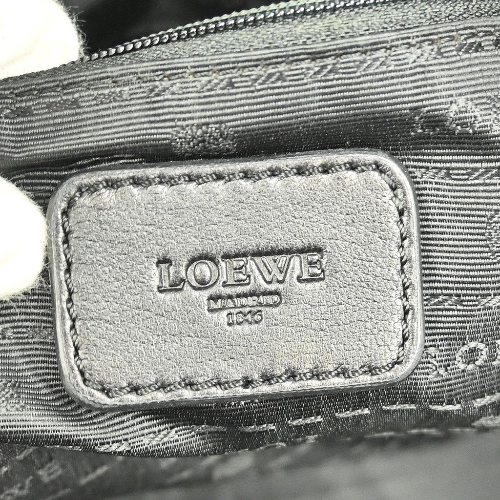 Loewe Amazona Bag Leather Gold Leather Handbag ( )