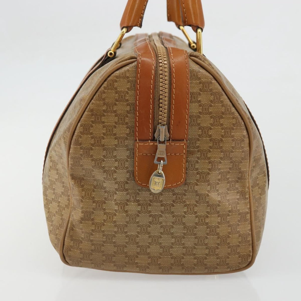 Celine Vintage Macadam Handbag Canvas And Leather Beige Canvas Handbag ( )