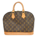 Louis Vuitton Alma Handbag Monogram Canvas Brown Canvas Handbag ( )