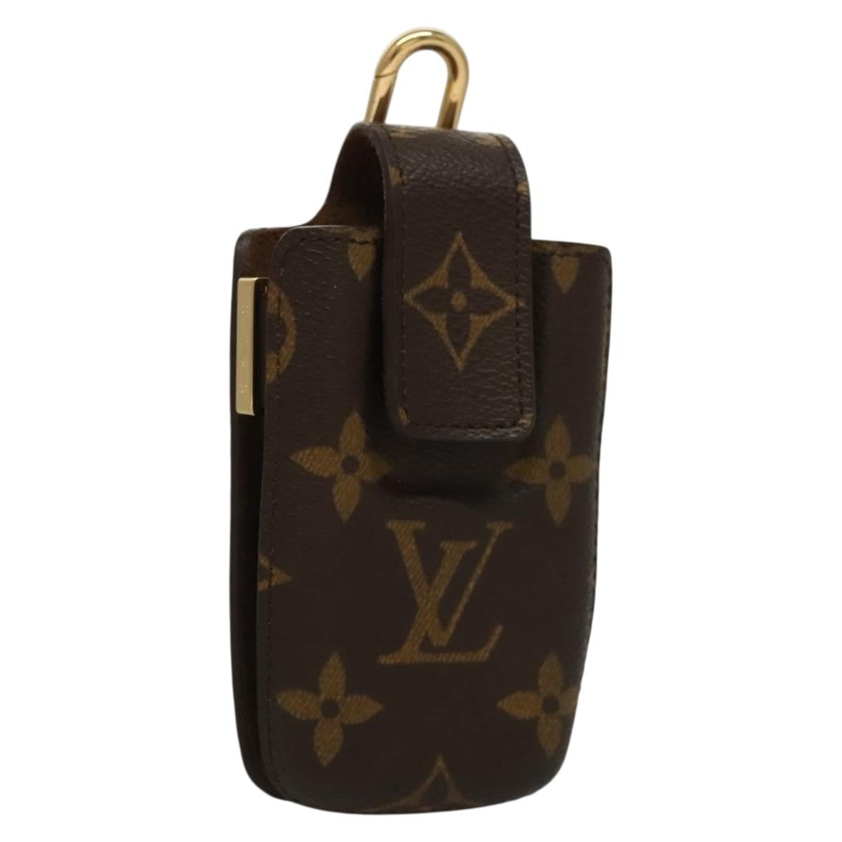 Louis Vuitton Etui Phone Case Monogram Canvas Brown Canvas Bag (Authentic  )