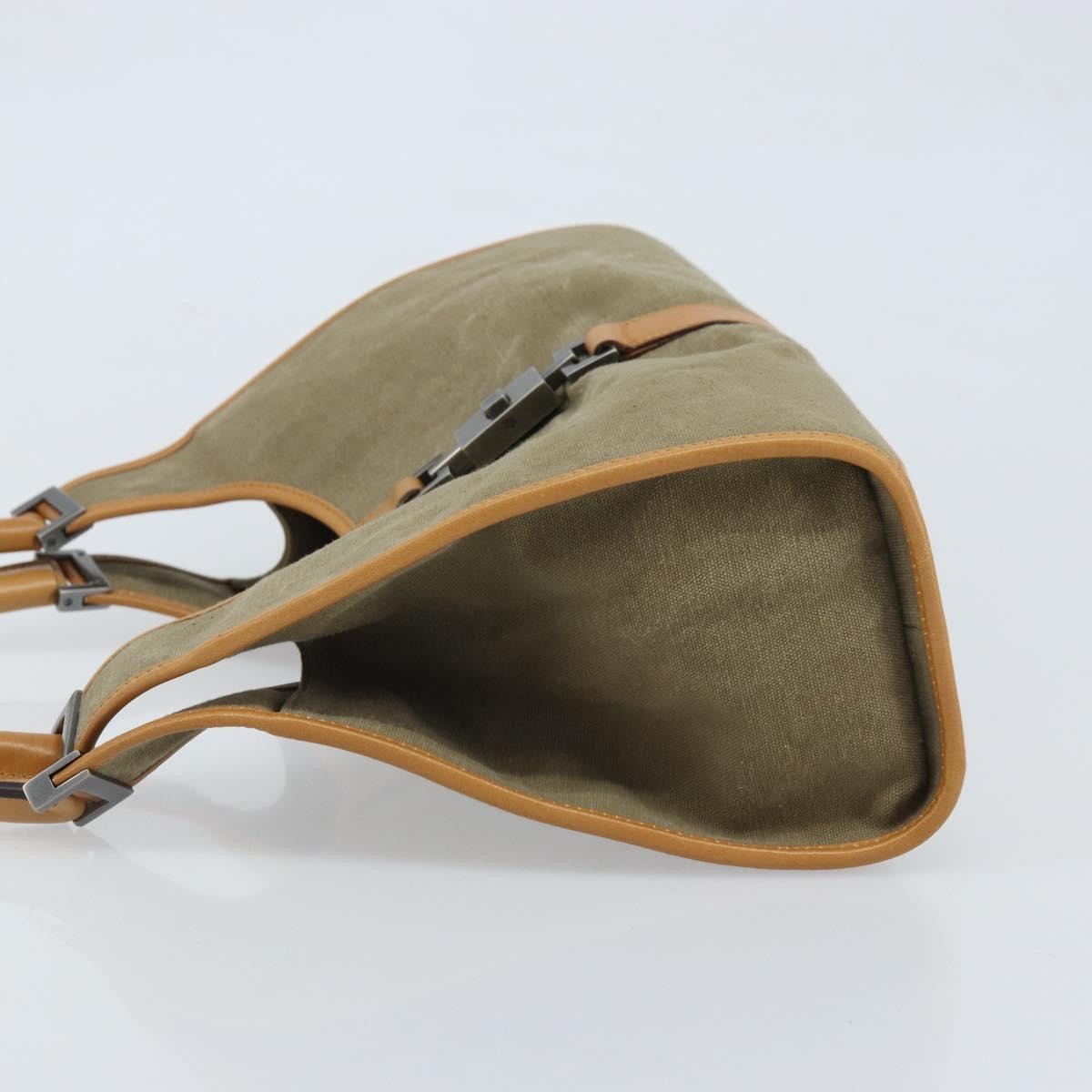Gucci Vintage Jackie Handbag Canvas Beige Canvas Handbag ( )