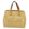 Louis Vuitton Reade Handbag Monogram Vernis Beige Patent_Leather Handbag (Authentic  )